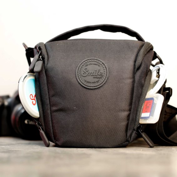 Bolsa Camara Foto Reflex Dslr Smile Holster Negro