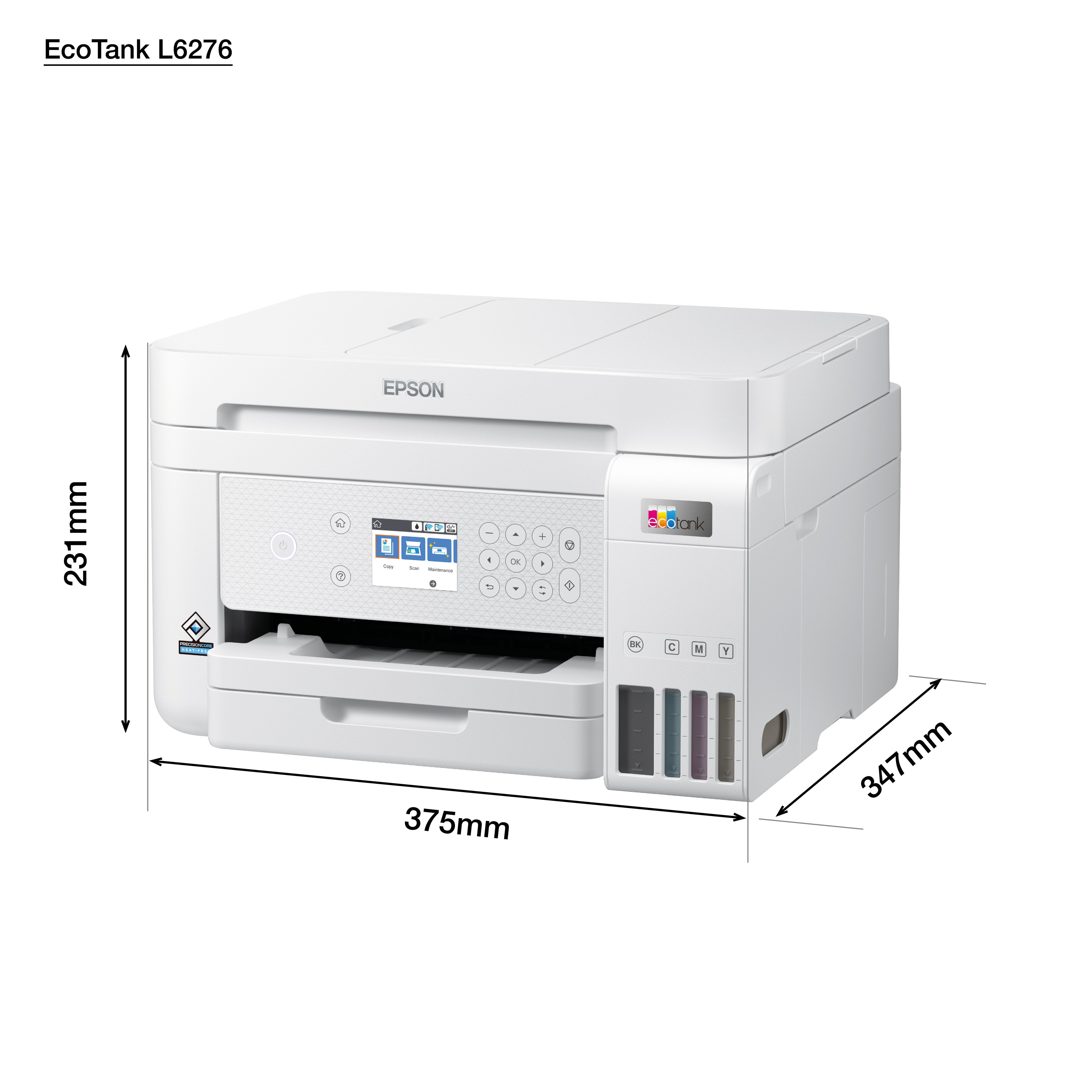 Epson Ecotank L6276 Inyección De Tinta A4 4800 X 1200 Dpi 33 Ppm Wifi