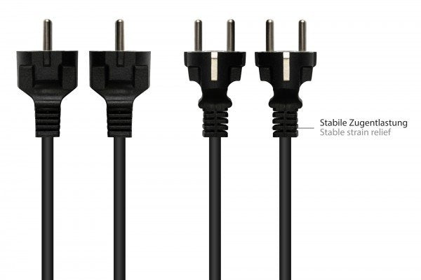 EAN 4014619602483 - Alcasa P0030-S050 cable de transmisión Negro 5 m Enchufe tipo E+F C13 acoplador imagen 3