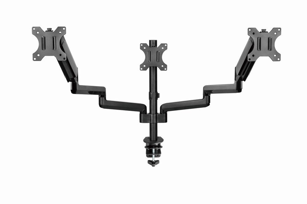 Gembird Desk Mounted Adjustable Mounting Arm For 3 Monitors - Full-Motion