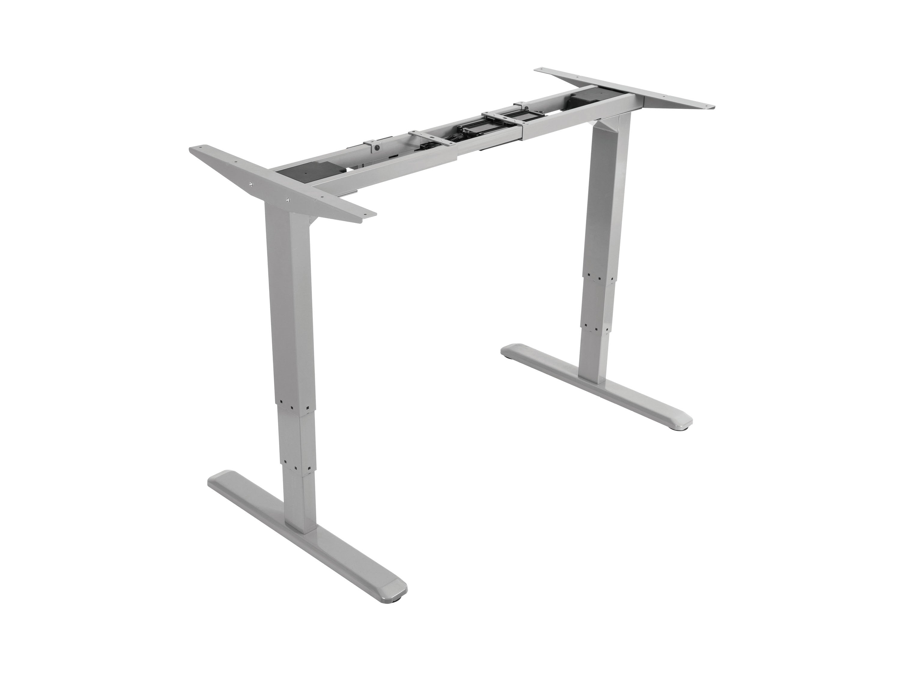 Mesa Electrica Ergonomica Altura Regulable Motor Dual Sin Tablero Color Estructura Gris Control Tactil Altura Desde 620mm-1280mm