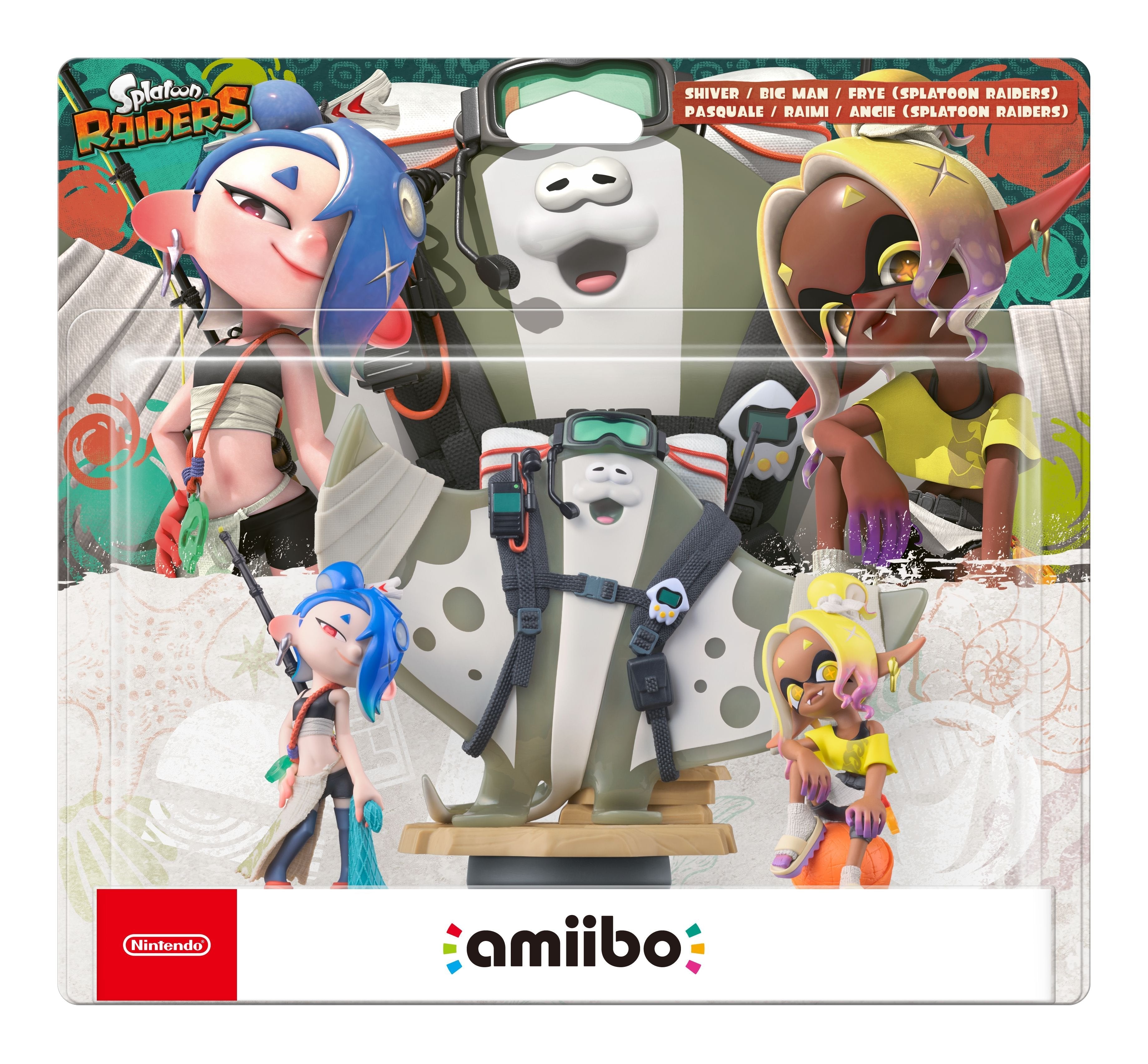 Nintendo Splatoon Raiders-Amiibo-Dreierpack: Mako, Muri Und Mantaro (Splatoon Raiders)-Spielfigur 10018351
