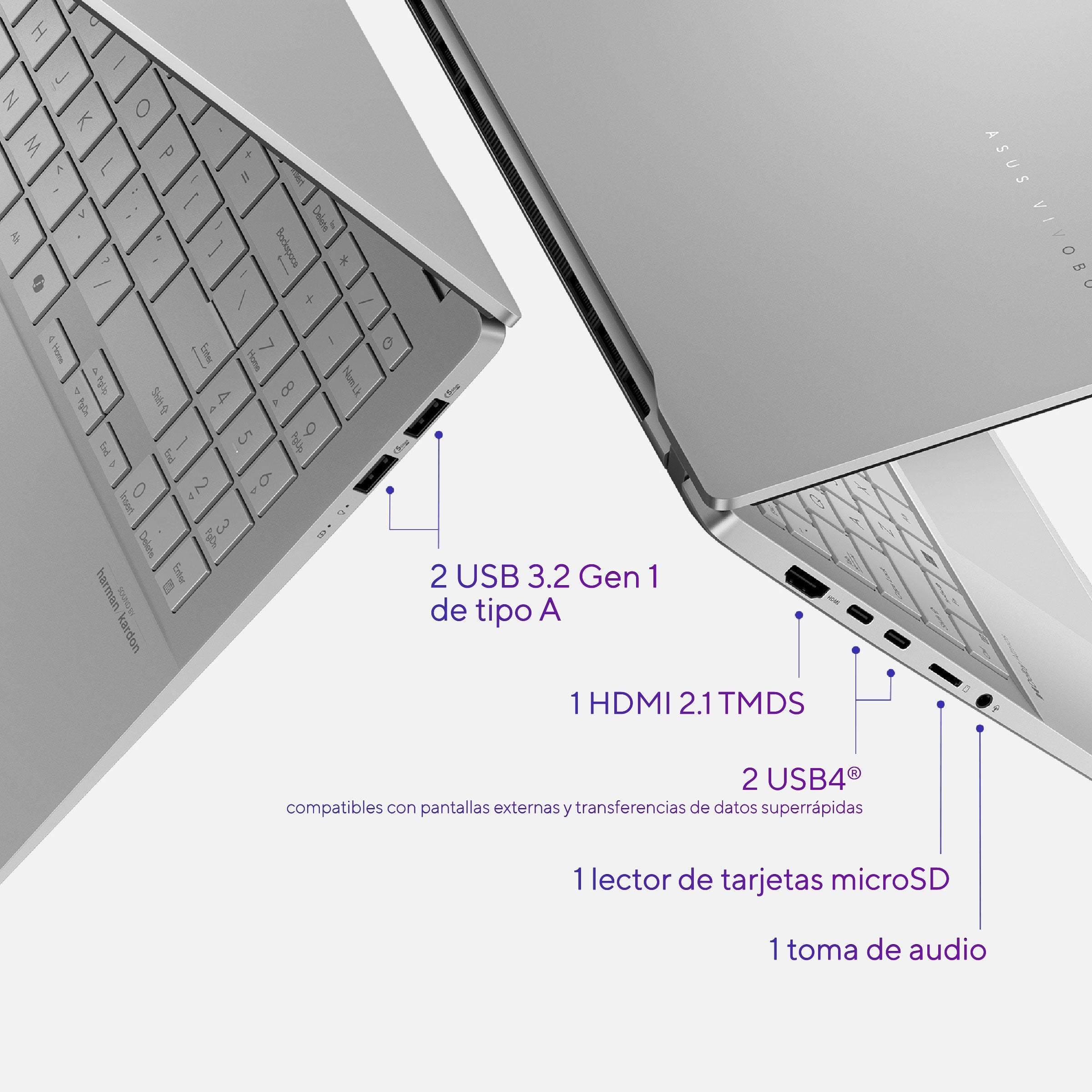 EAN 4711387609170 - ASUS Vivobook S15 OLED S5507QA-MA006W 39,6 cm (15.6") 3K LPDDR5x-SDRAM Wi-Fi 7 (802.11be) Windows 11 Home imagen 4