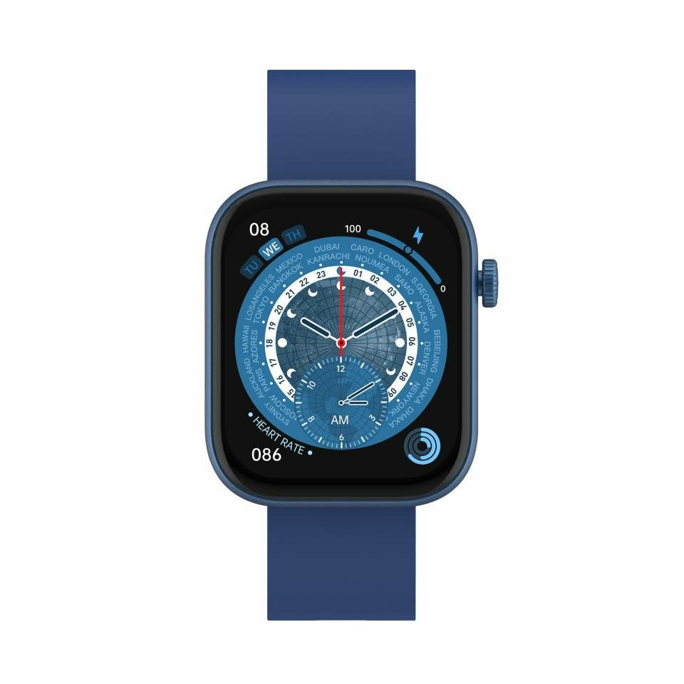 Smartwatch Denver Sw-185 1,85" Fc Pa Os Ip67 Azul
