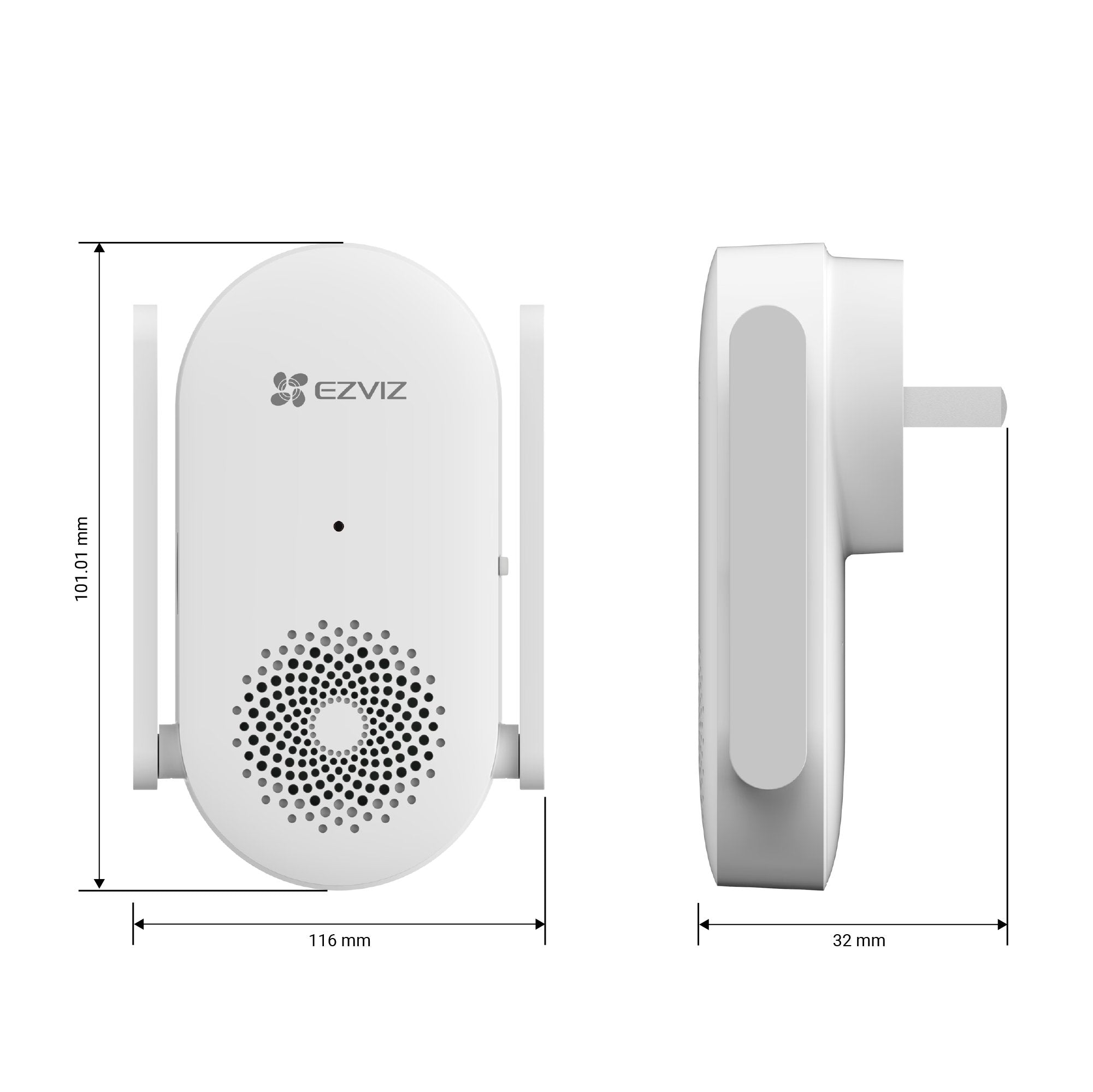 EAN 6941545611907 - EZVIZ CH1 Blanco imagen 9