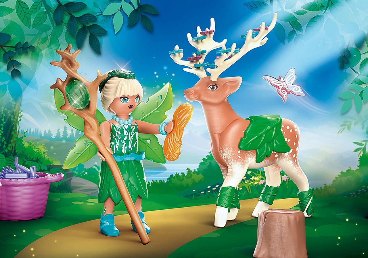 Playmobil 70806 Hada Del Bosque Con Animal Del Alma