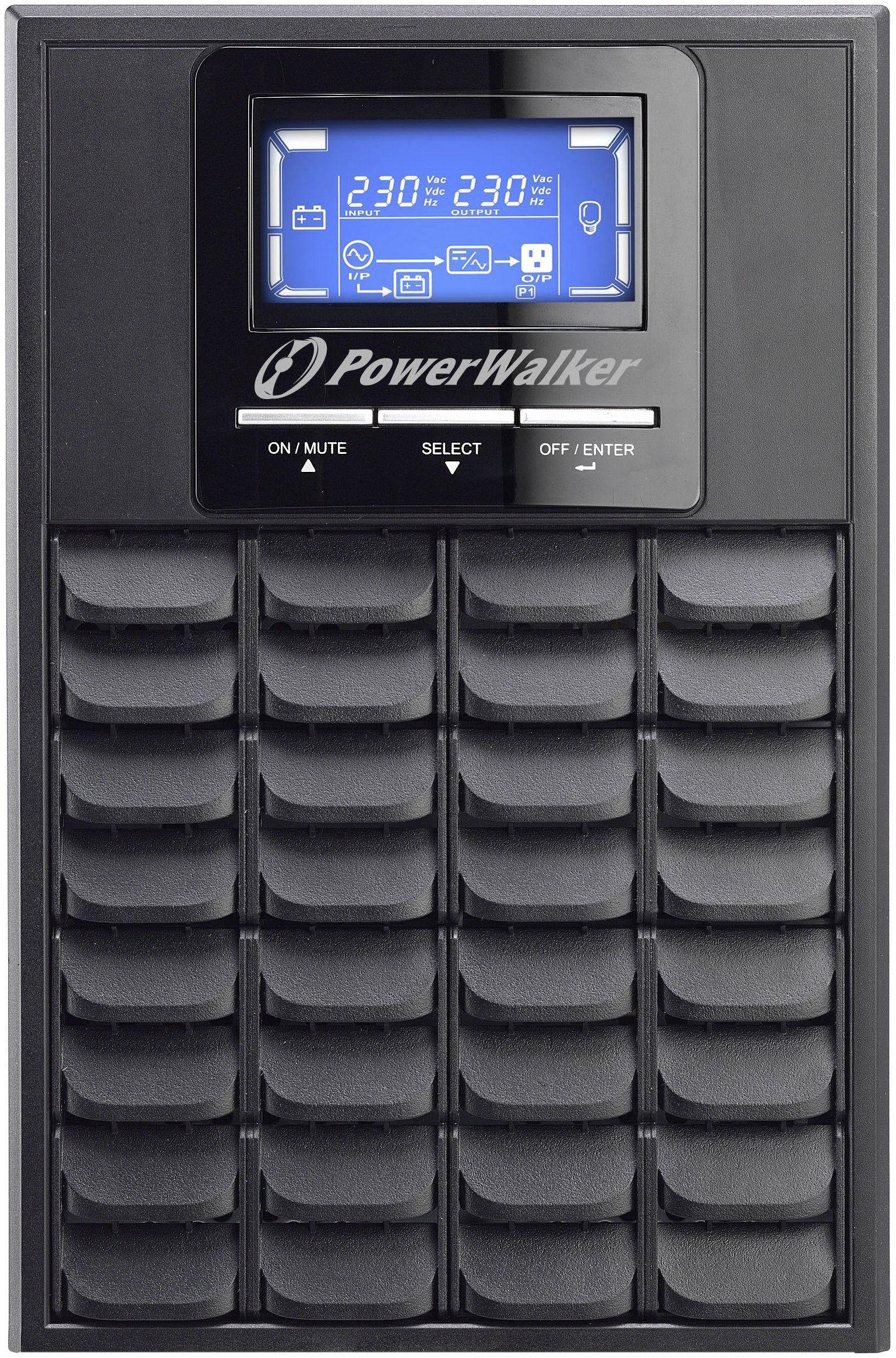 EAN 4260074976557 - PowerWalker VFI 1000C LCD sistema de alimentación ininterrumpida (UPS) Doble conversión (en línea) 1 kVA imagen 3