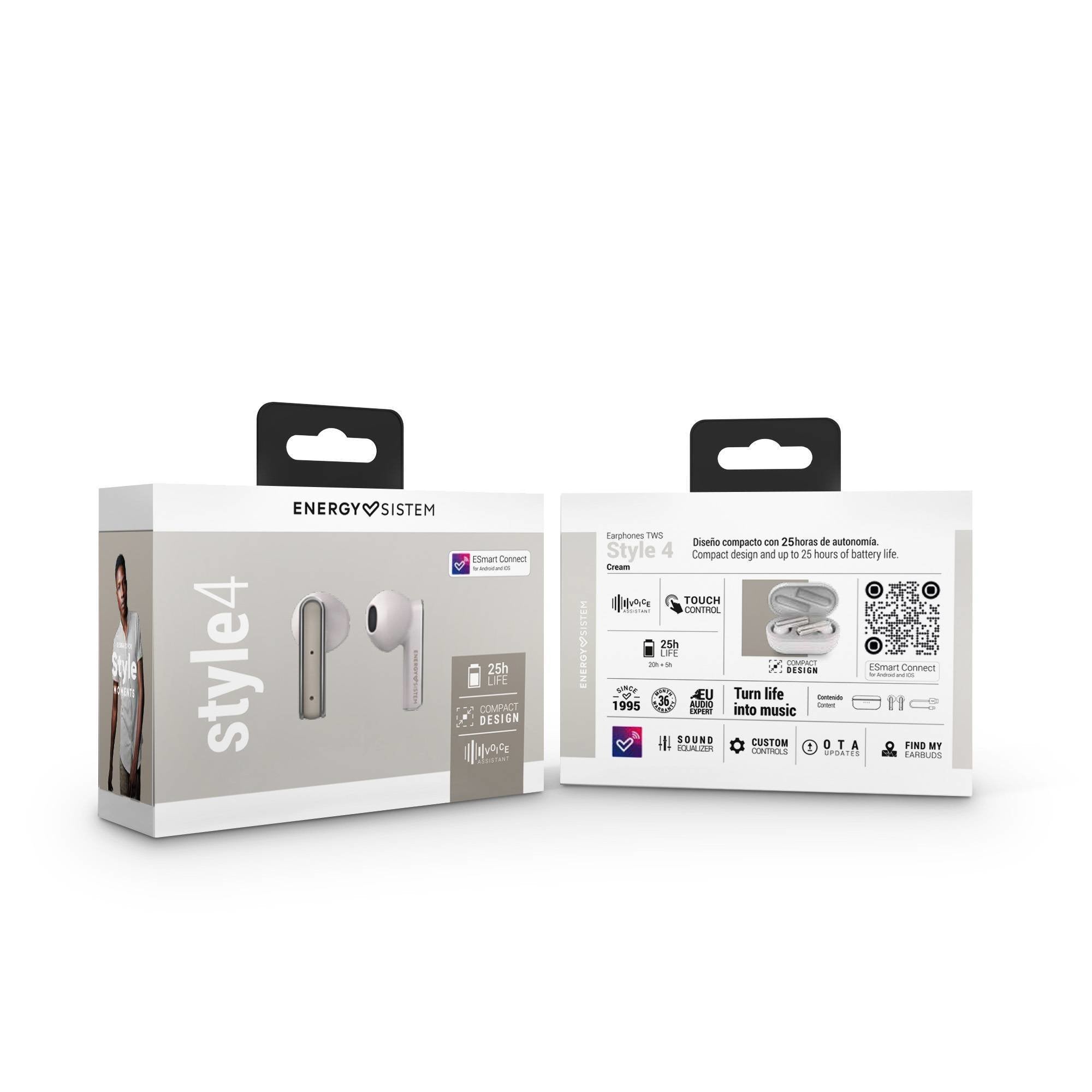 Energy Sistem Auriculares Tw Style 4 Cream