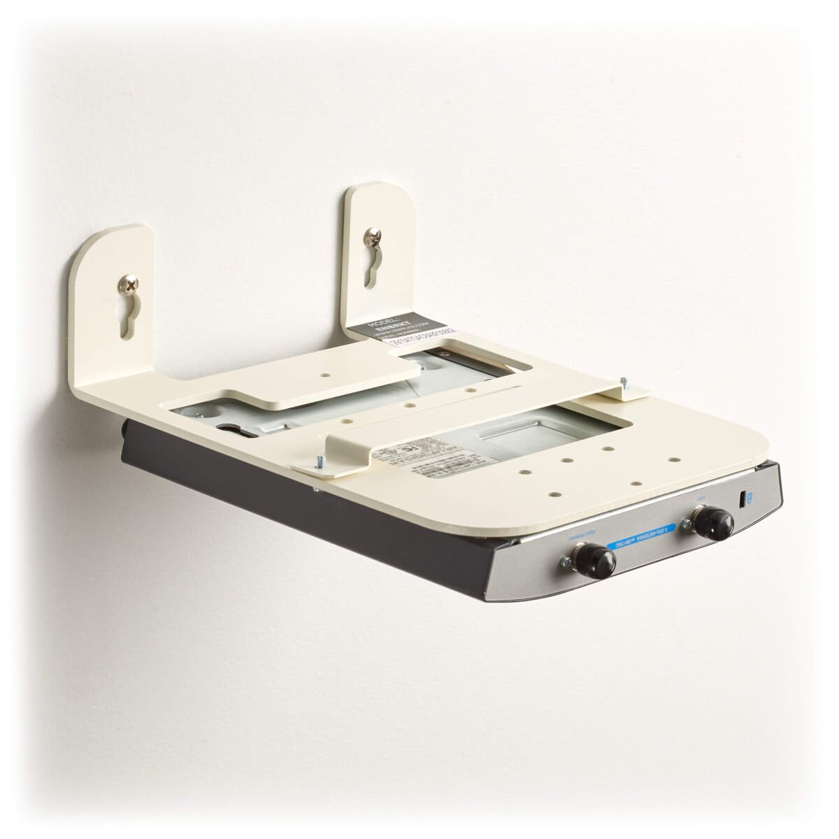 Universal Wall Bracket For Wireless Access Point - Right Angle Steel White