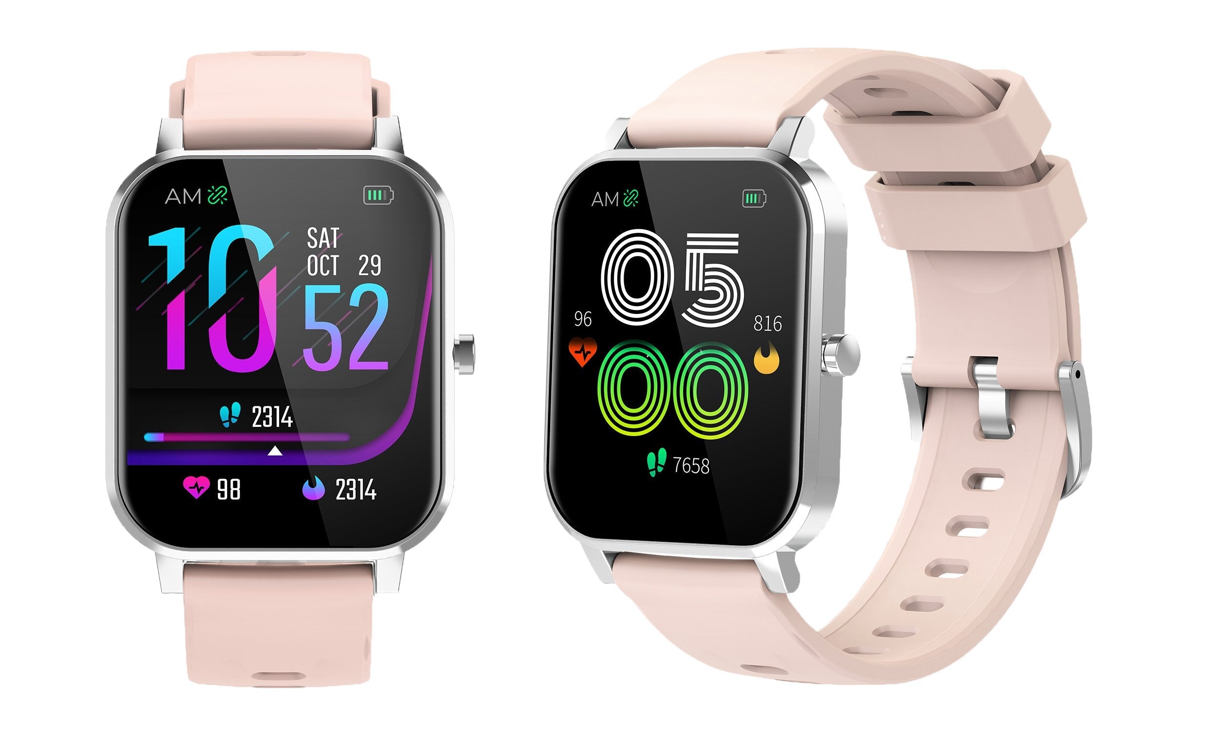 Pulsera Reloj Deportiva Denver Sw - 181 - Smartwatch - Ip67 - 1.7pulgadas - Bluetooth - Rosa