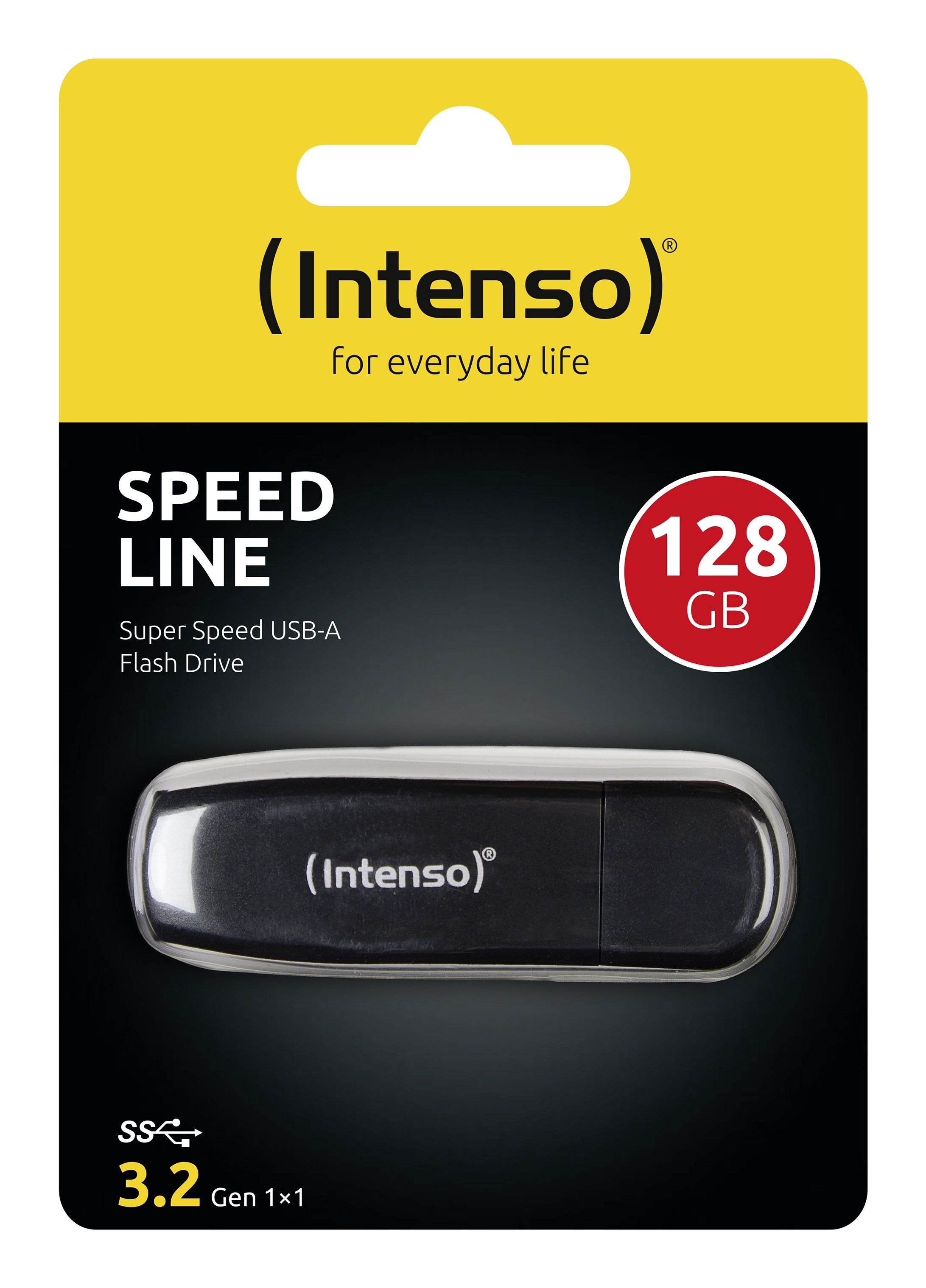 EAN 4034303022069 - Intenso Speed Line unidad flash USB 128 GB USB tipo A 3.2 Gen 1 (3.1 Gen 1) Negro imagen 3