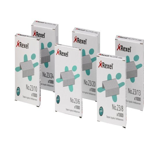 Rexel Grapas Nº 23 - Caja 1000 U.