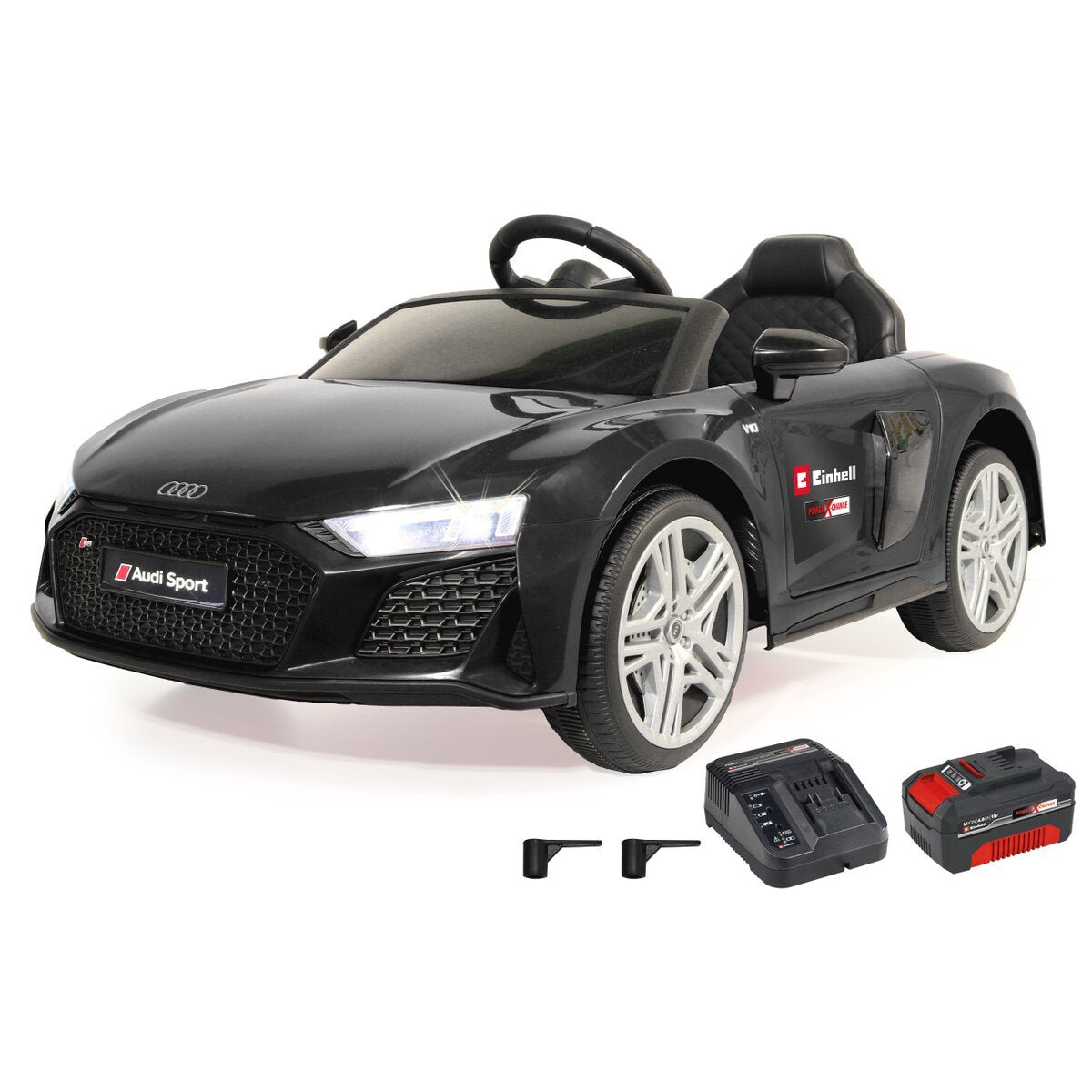 Jamara Ride-On Audi R8 Spyder 18v Einhell Marter-Kit Schw