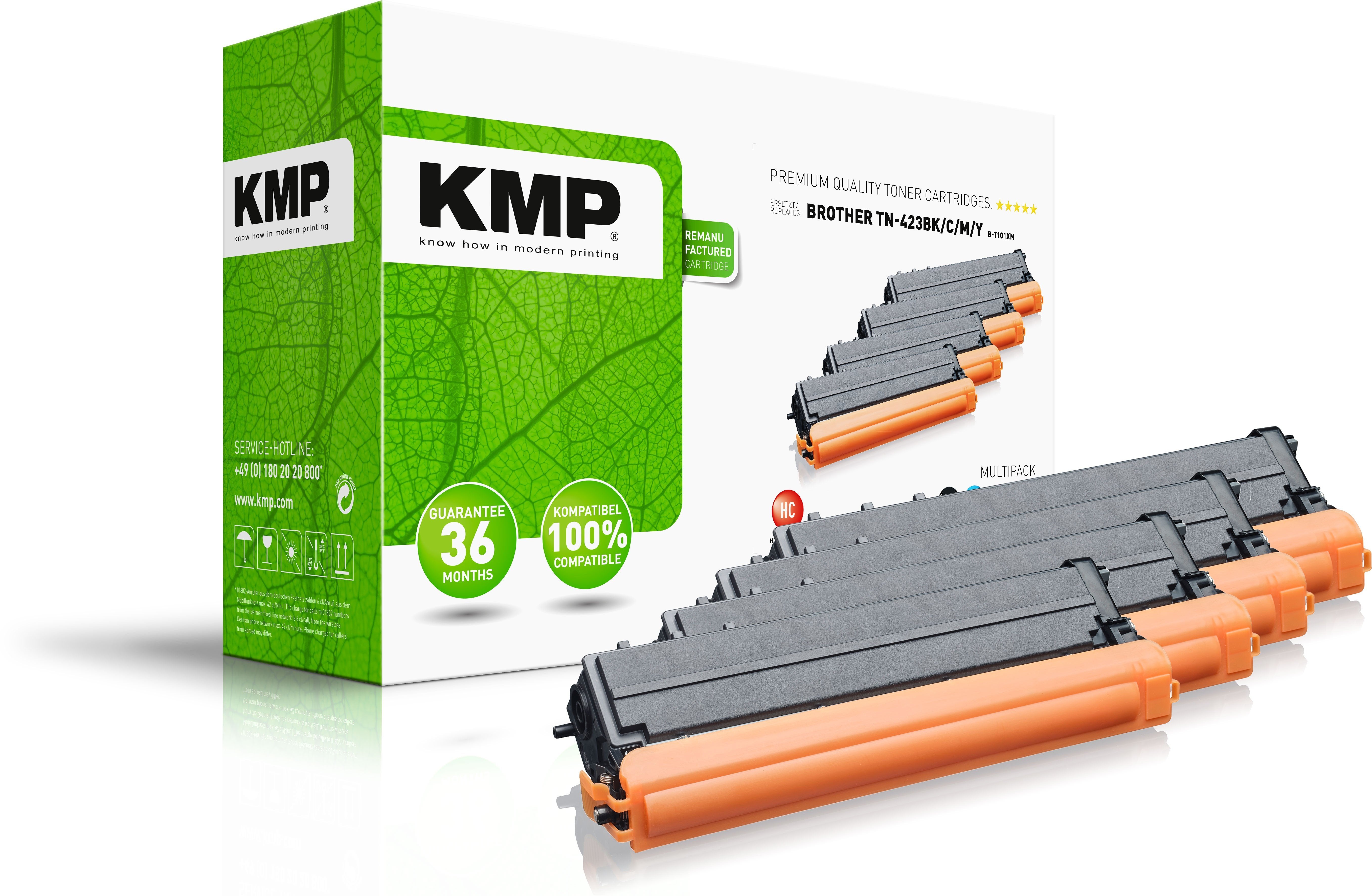 EAN 4011324375091 - KMP B-T101VX cartucho de tóner 4 pieza(s) Compatible Negro, Cian, Magenta, Amarillo imagen 1