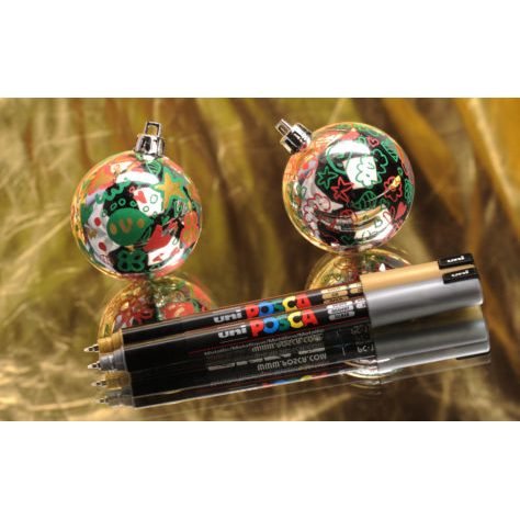 EAN 4902778249284 - POSCA PC-3M marcador 1 pieza(s) Punta redonda Amarillo imagen 2