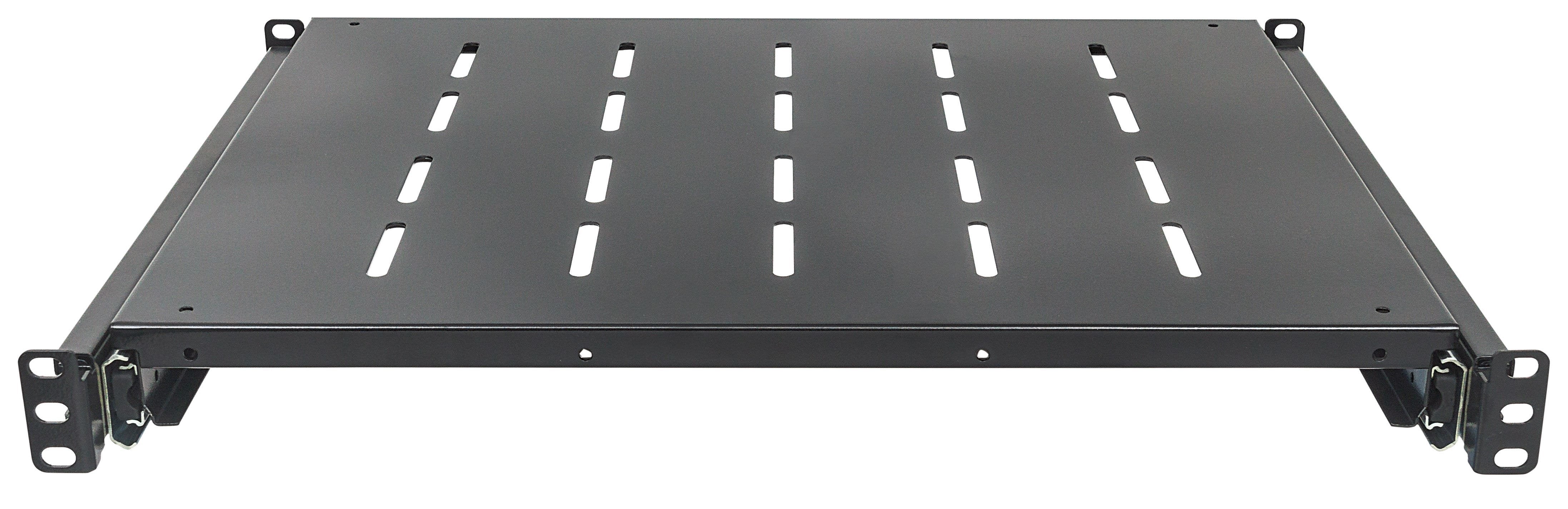 Intellinet Fachboden 1he 483x600mm Bis 35kg Ausziehb. Sw