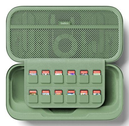 EAN 0745883929474 - Belkin ENA001hqSE-V2 Estuche de viaje Nintendo Malla, Poliéster, Terciopelo Verde imagen 7