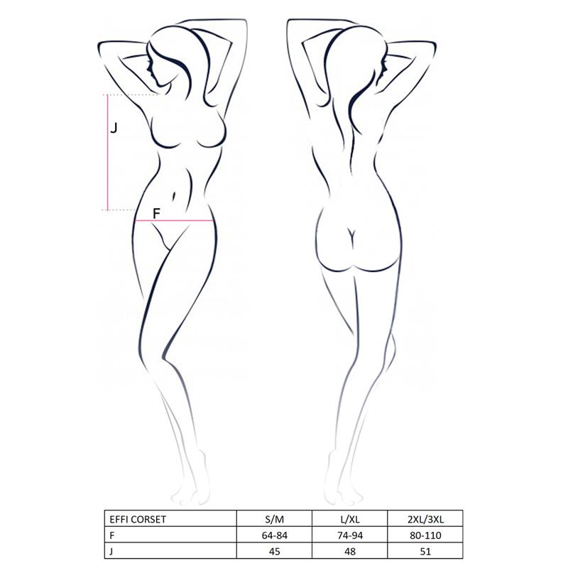 Effi Corset Blanco Talla (Interno):S/M