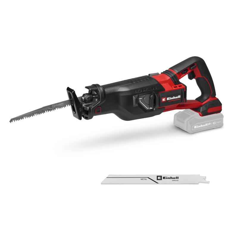 Einhell Professional Sierra Universal Con Batería Tp-Ap 18/32 Li Bl-Solo Pxc (18v, 1300 W, Brushless, 32 Mm Altura De Carrera, 300 Mm Profundidad De Corte En Madera, 2 Hojas De Sierra, Sin Batería)