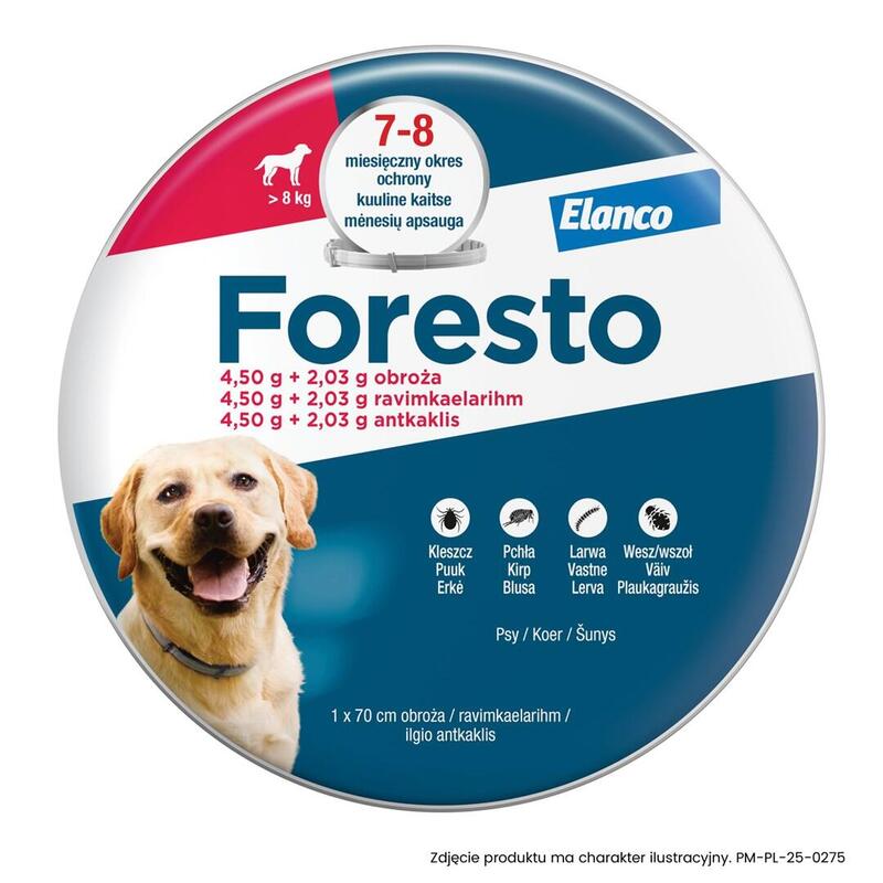Elanco Foresto Collar Para Perros De Más De 8 Kg