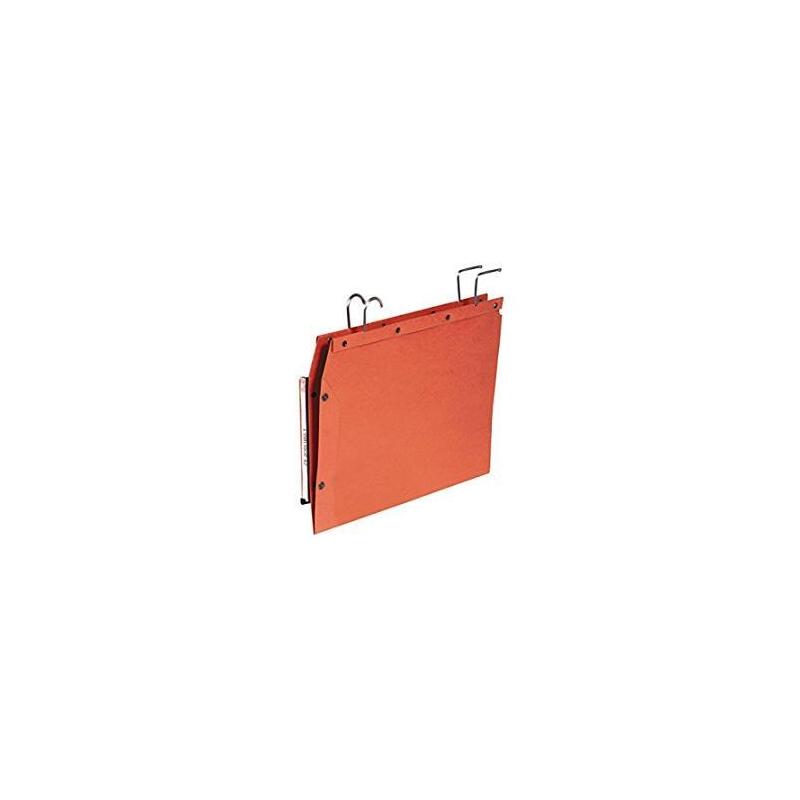 Elba Carpetas Colgantes Visor Lateral 250x350mm Armario Tub Sopfade Pack 25u Naranja