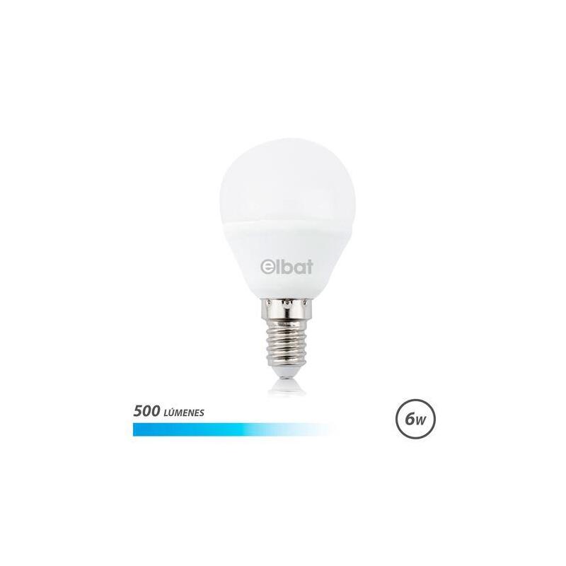 Elbat Bombilla Led G45 - 6w - 500lm - E14 - Luz Blanca