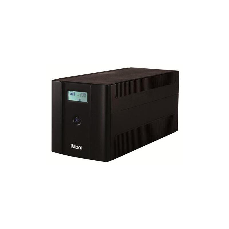 Elbat Delta Sai 1500va Usb - Pantalla Lcd - 4x Shuckos - Estabilizador Avr - Funcion De Arranque En Frio