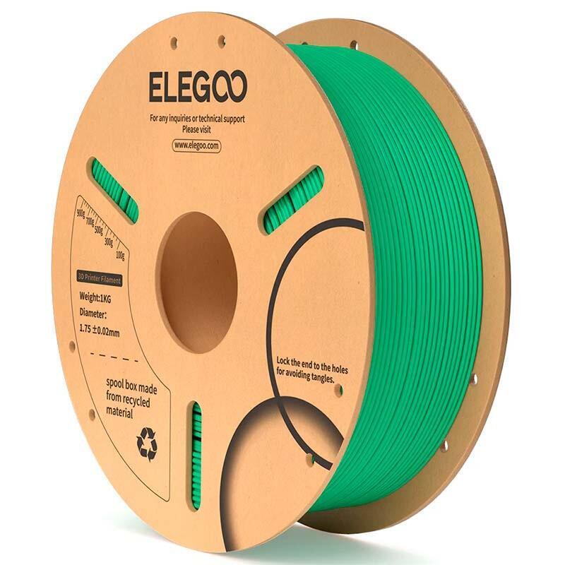 Elegoo Pla Verde Mar Para Impresoras 3d Fdm - Filamento 1.75mm Bobina De 1kg