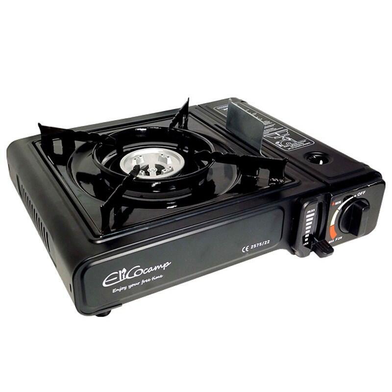 Elico Bdz-155b Cocina De Gas Portátil Para Camping Con Cartuchos De 2,2 Kw, Encendedor Piezoeléctrico.
