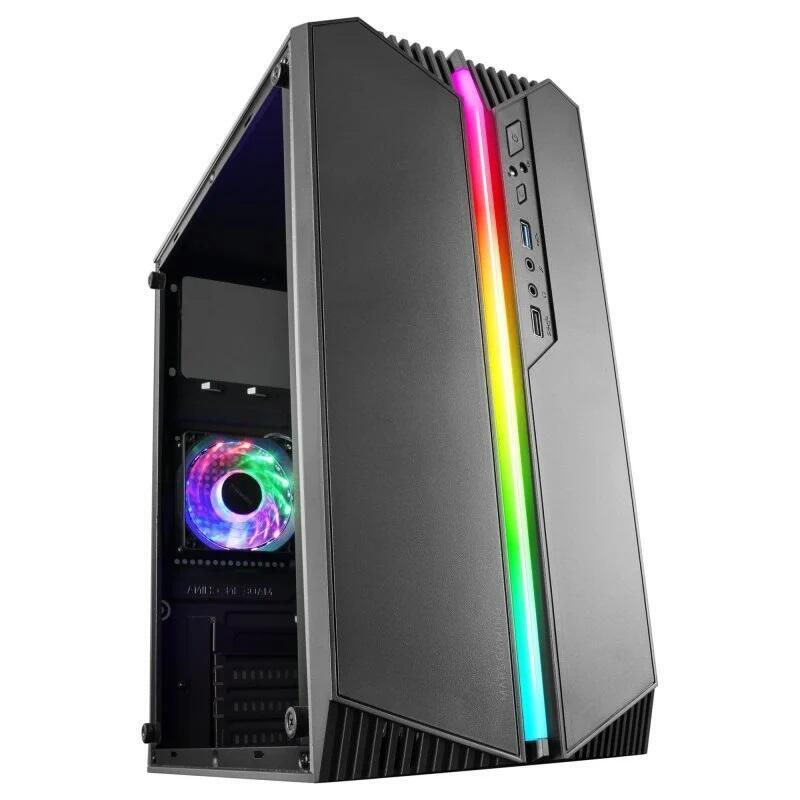 Embalaje Dañado Caja Microatx Compacta Mars Gaming Mc-S1 Black Frontal Argb Reacondicionado