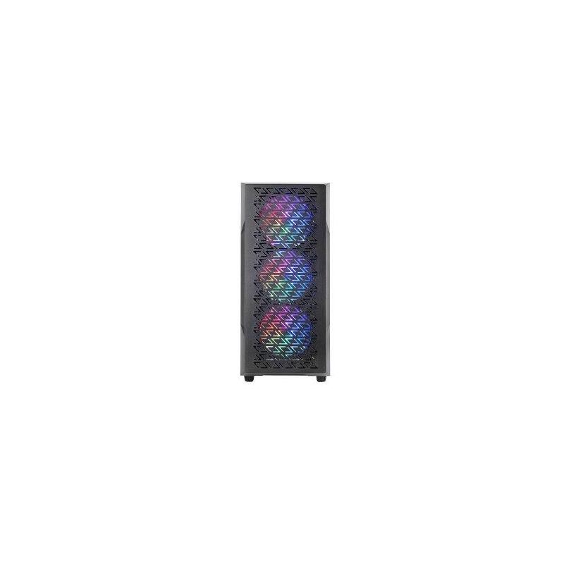 Embalaje Dañado/Desprecintado (Km0) Caja Atx Semitorre Gaming Mars Gaming Mcgeo Frontal Negro De Malla Geometrica 4x120mm Frgb Rai