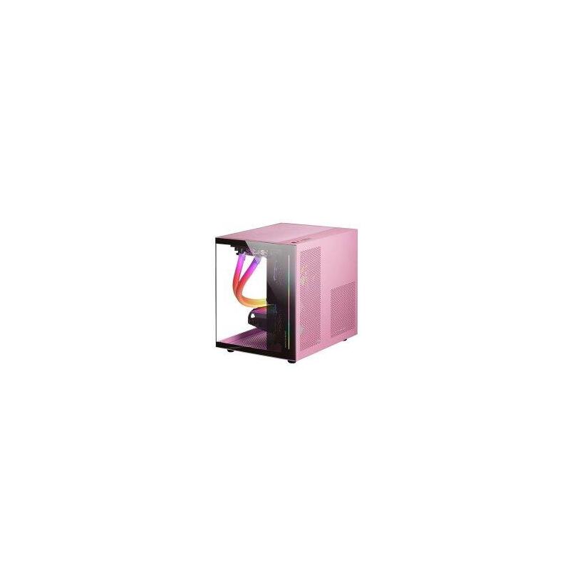 Embalaje Dañado/Desprecintado (Km0) Caja Microatx Cube Gaming Mars Gaming Mc-View Black/Pink Frontal Y Lateral De Cristal