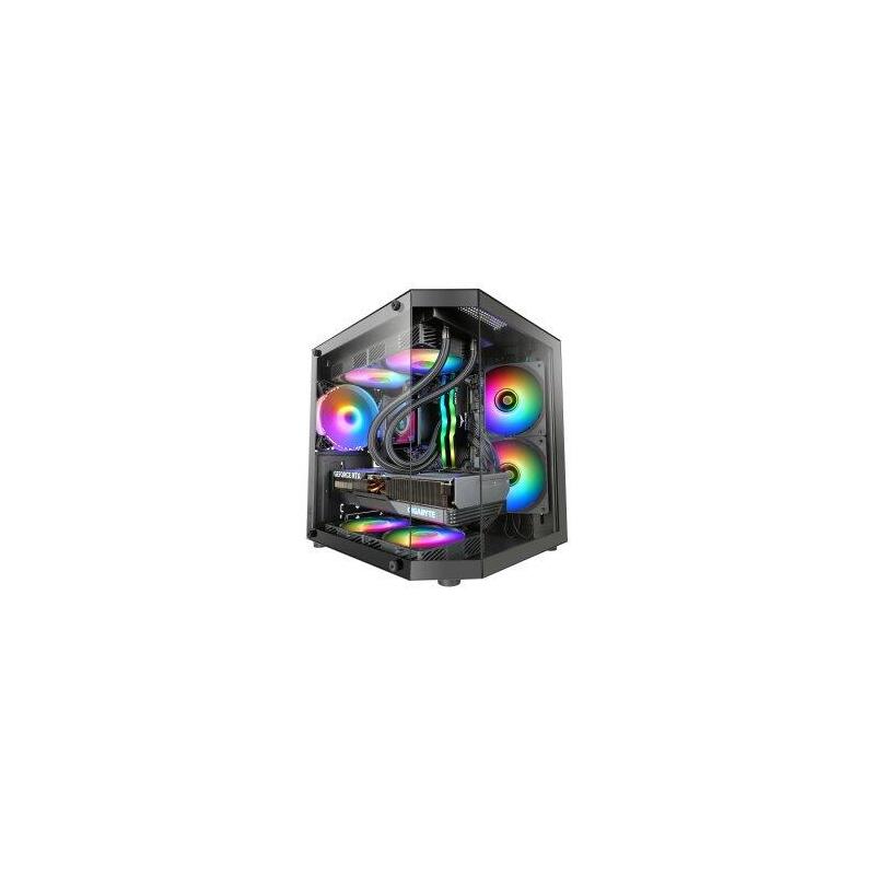 Embalaje Dañado/Desprecintado (Km0) Caja Microatx Mars Gaming Mc3tlite Negro 3 Paneles Cristal Templado Gpu Max. 275mm 1x3.5 2x2.5