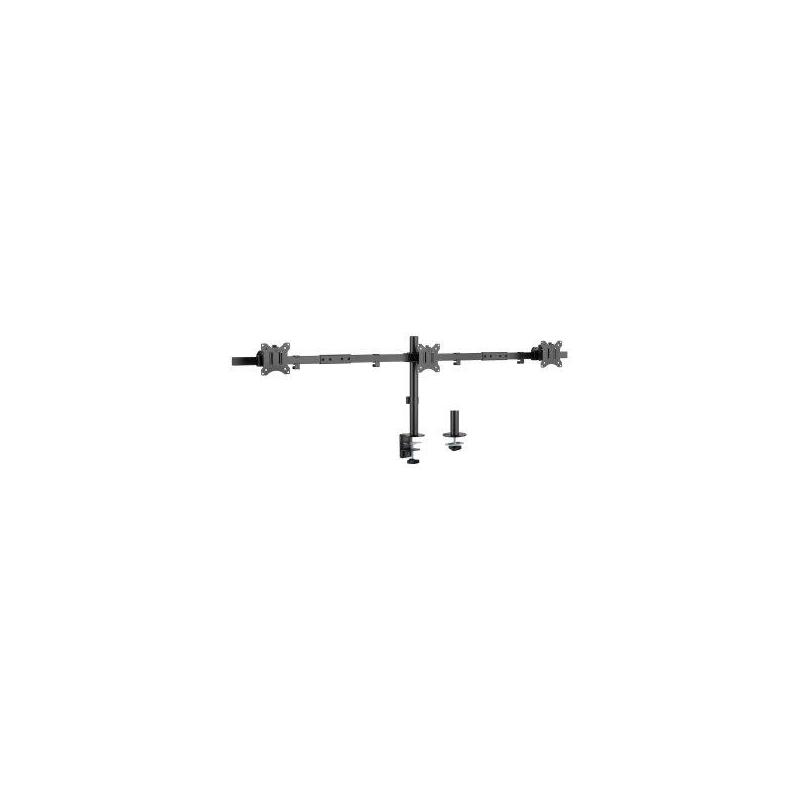 Embalaje Dañado/Desprecintado (Km0) Soporte De Mesa Equip 650158 Para 3 Pantallas De 17"-32" Max. 7kg Por Pantalla Max.Vesa 100x100