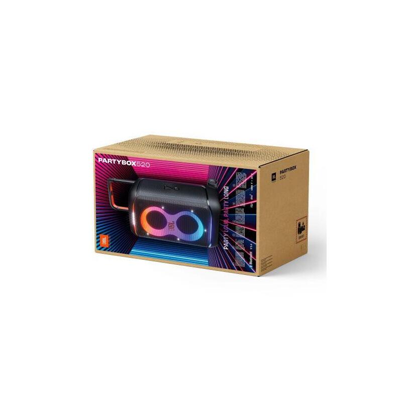 Embalaje Deteriorado - Jbl Partybox 520 Bluetooth Speaker Black Eu - Only Box Damage 1200130021961