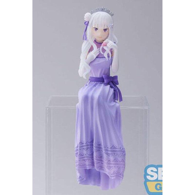 Emilia Dressed-Up Party Fig 14 Cm Re:Zero Sliaw Pm Perching Figure