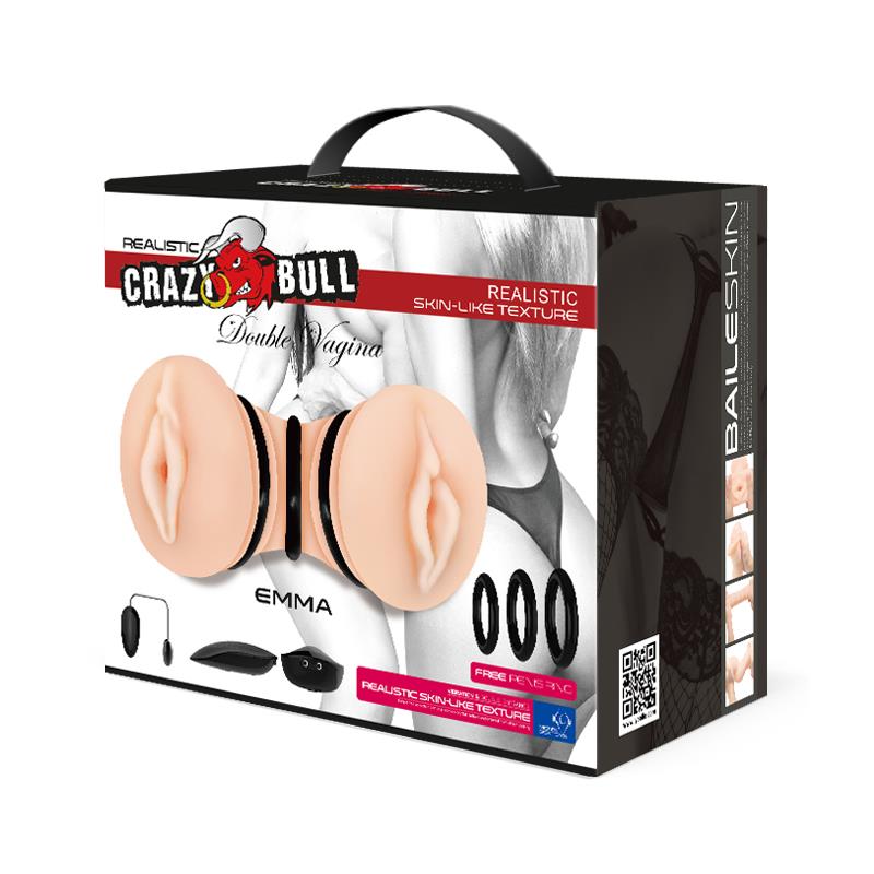 Crazy Bull - Emma Masturbador Doble Vagina Realistico