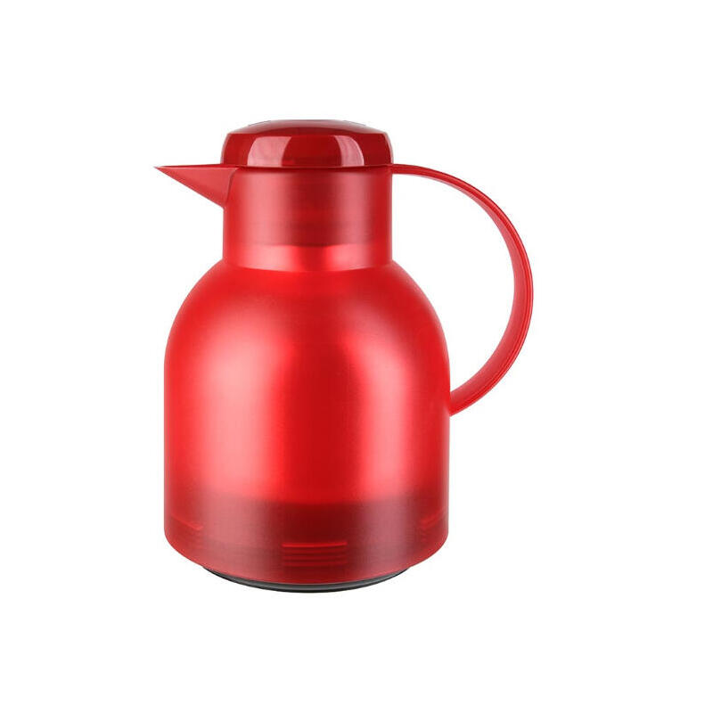 Emsa Jarra Al Vacío Emsa Samba, 1 Litro (Rojo/Transparente, Cierre Quick Press)