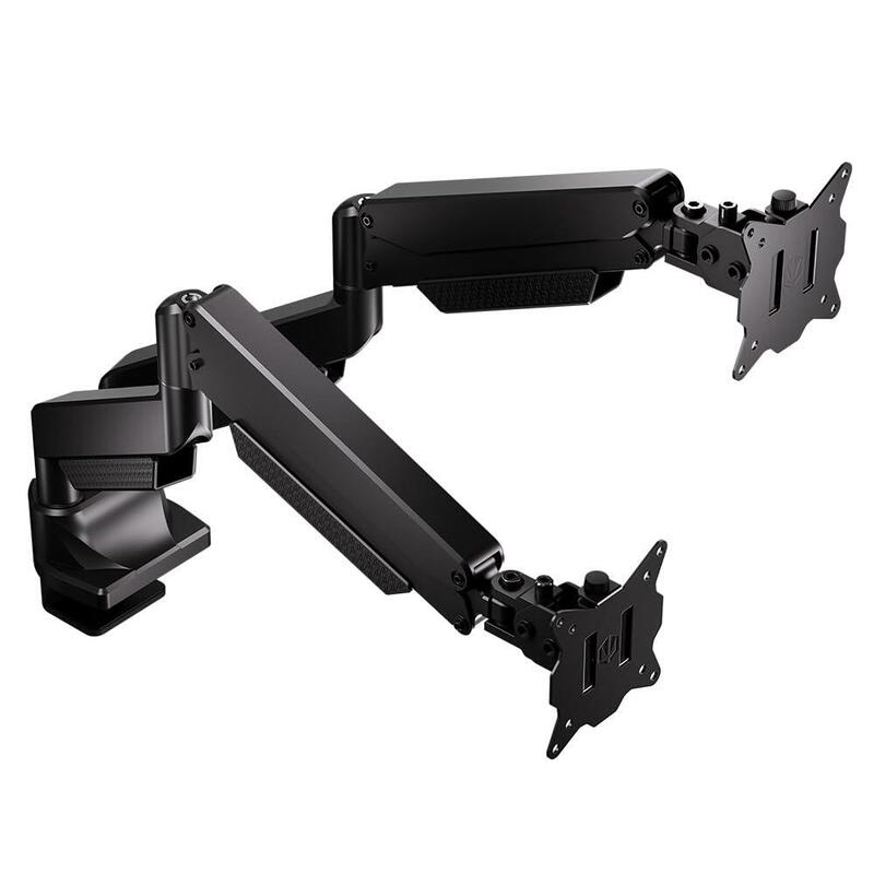 Endorfy Atlas Gs Pro - Brazo Doble Para Monitor (2 Monitores De Hasta 42 Pulgadas, 16 Kg Cada Uno,