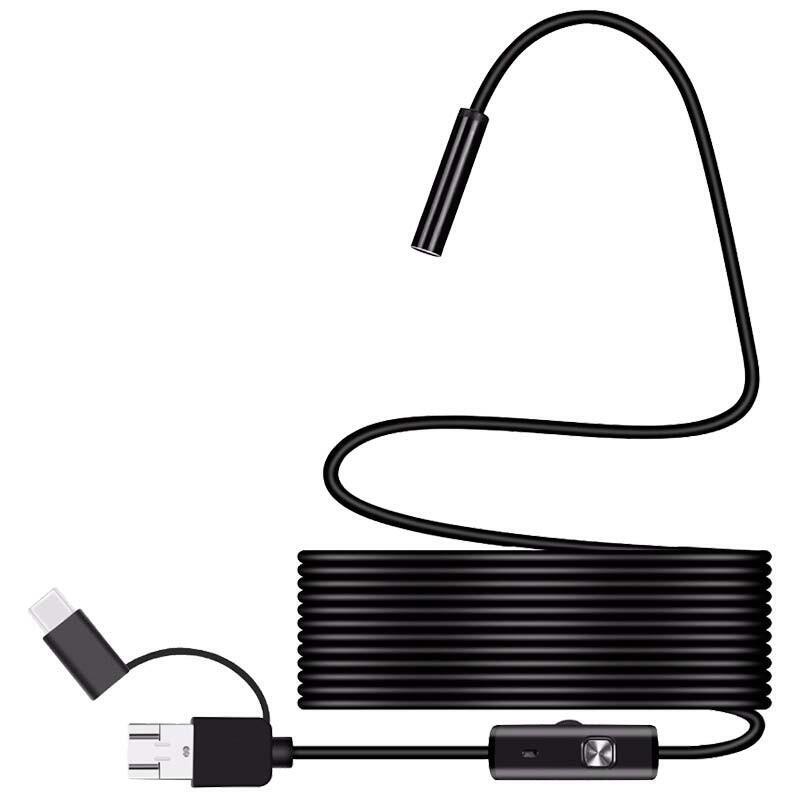 Endoscopio Digital Para Smartphone 3 En 1 - 7mm/1 Metro