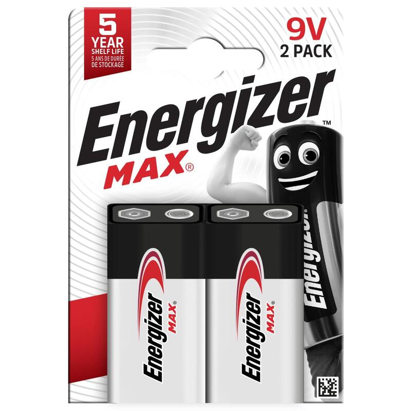 Energizer Bateria Alkaline, E-Block, 6lr61, 9v