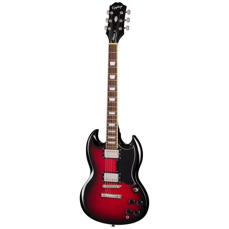 Epiphone Sg Tribute Plus Cherry Burst - Guitarra Eléctrica