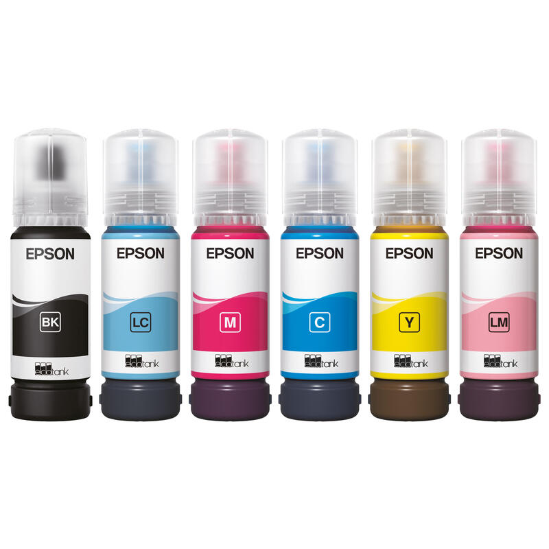 Epson 107 Cyan Light Botella De Tinta Original - C13t09b540