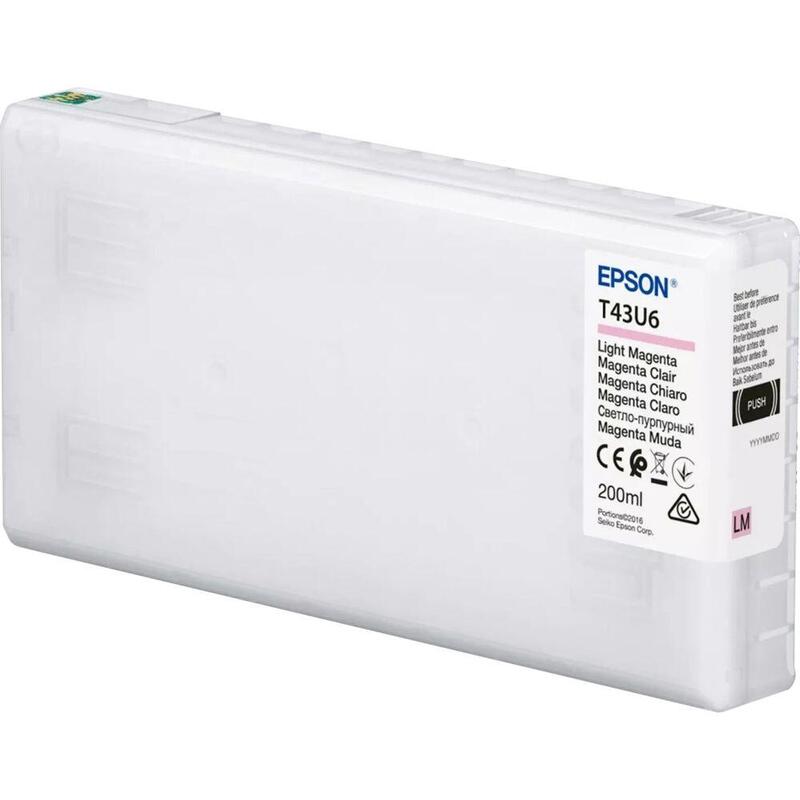 Epson Tintenpatrone Light Magenta T 43u 200 Ml T 43u64n