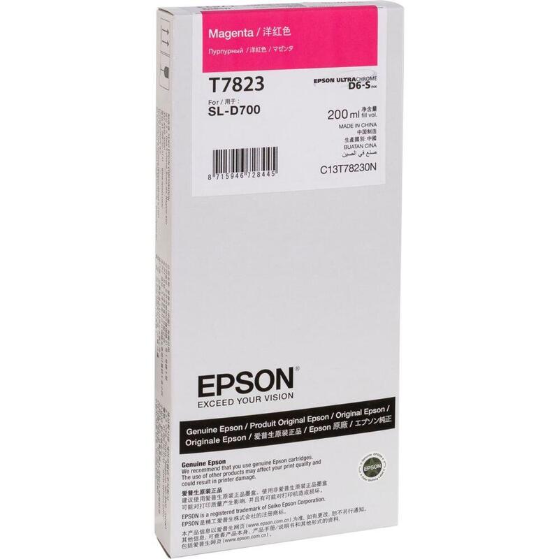 Epson Tintenpatrone Magenta T 782 200 Ml T 7823n