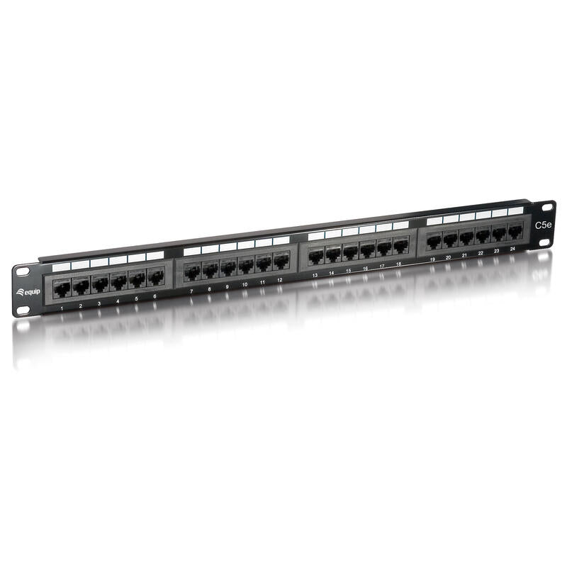 Equip Patch Panel 24 Puertos Categoria 5e