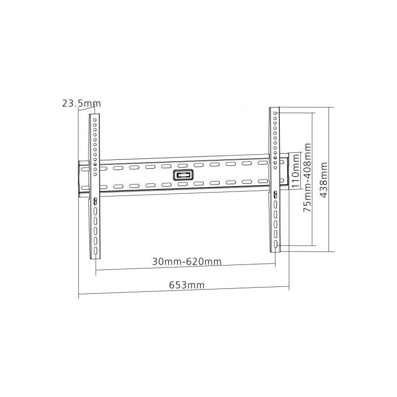 Equip Soporte Pantalla 37- 70 Fijo Max. 50kgs Vesa Max 600x400