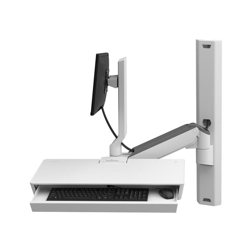 Ergotron 45-619-251 Soporte Y Montura Para Estación De Trabajo/Pc Todo En Uno 10,7 Kg Blanco 68,6 Cm (27")