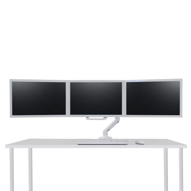 Ergotron Hx Triple Monitor Bow Kit White
