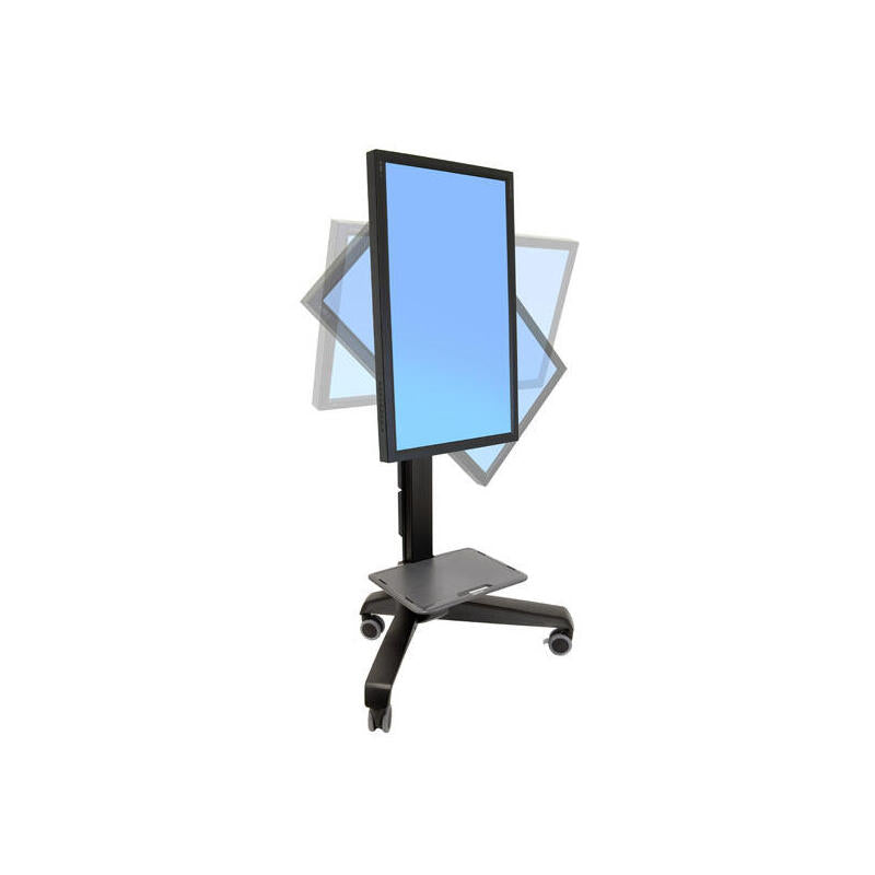 Ergotron Neo-Flex Mobile Mediacenter Ld Carro Multimedia Negro Panel Plano
